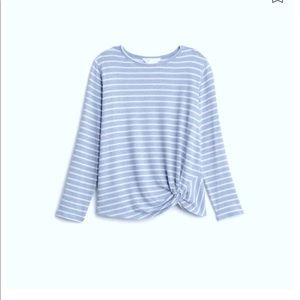 Rumi and Ryder The Side Knot Brushed Longsleeve